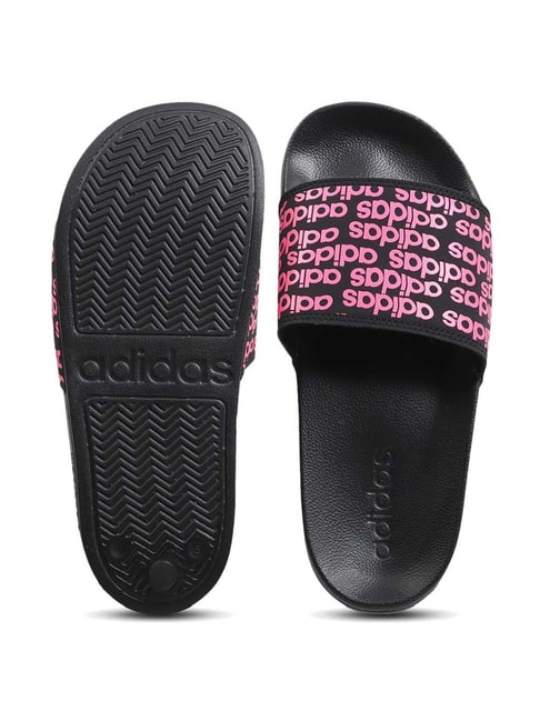 Adidas Women's SPRIGHT Black Slides